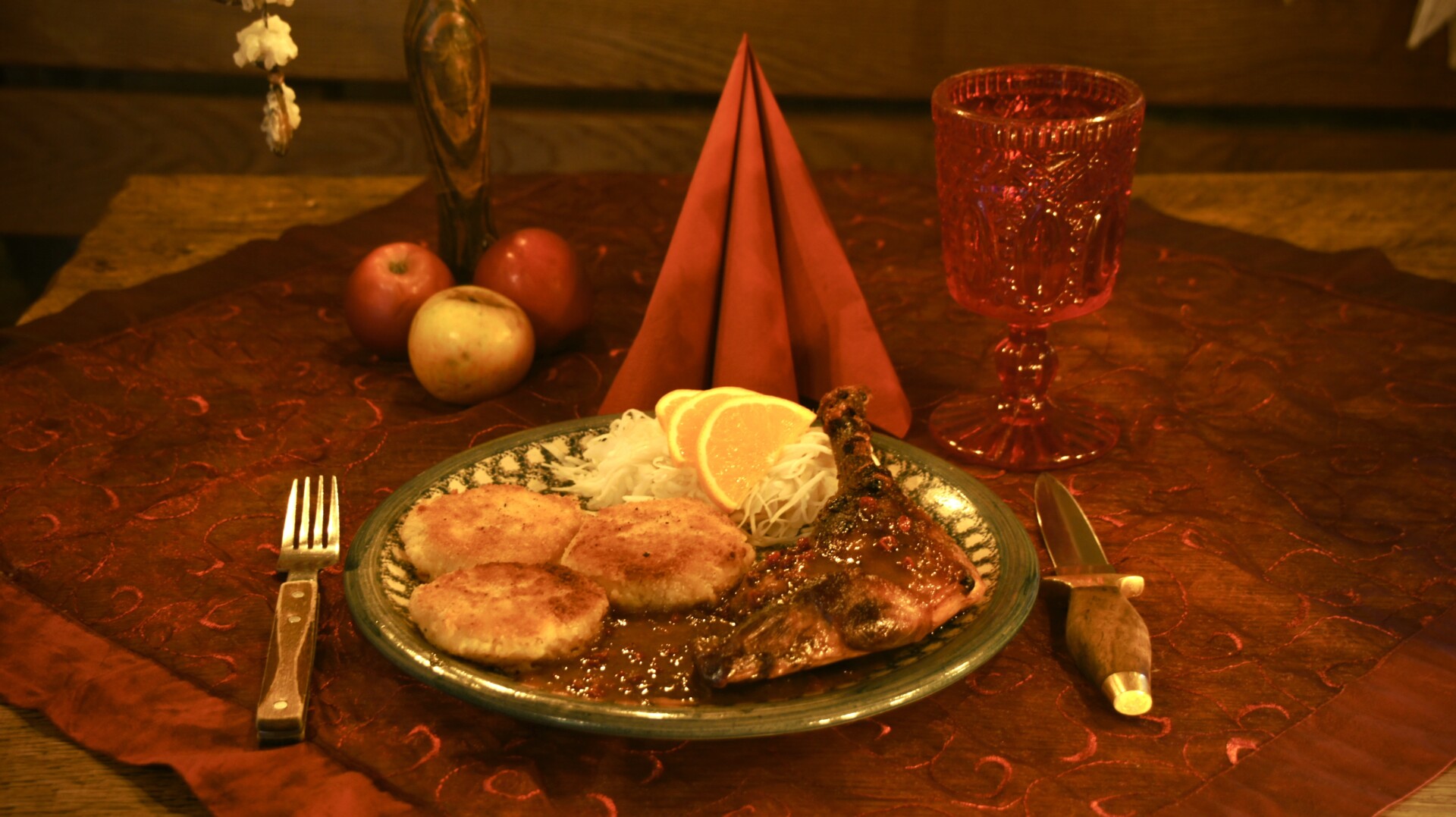 Deftige mittelalterliche Speisen